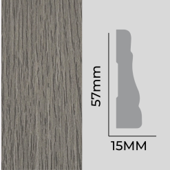PILASTRA PL239 MDF FOLIO GRIS MARENGO 15X57X2440mm