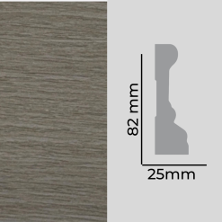 GUARDAPOLVO GP387 MDF FOLIO NATURE WHITE 25X82X2440mm