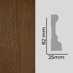 GUARDAPOLVO GP387 MDF FOLIO EUCALIPTO 25X82X2440mm