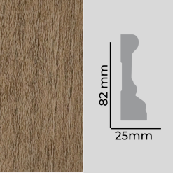 GUARDAPOLVO GP387 MDF FOLIO LIGHT LANGLEY 25X82X2440mm