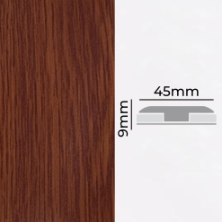 CUBREJUNTA TRANSICIÓN MDF FOLIO CEDRO ROJO 9X45mm