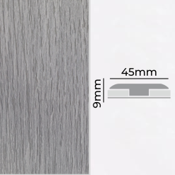 CUBREJUNTA TRANSICIÓN MDF FOLIO NATURE WHITE 9X45mm