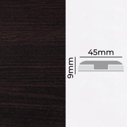CUBREJUNTA TRANSICIÓN MDF FOLIO WENGUE 9X45mm