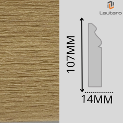 GUARDAPOLVO GP163 MDF FOLIO EVOKE CLASSIC 14X107X2440mm