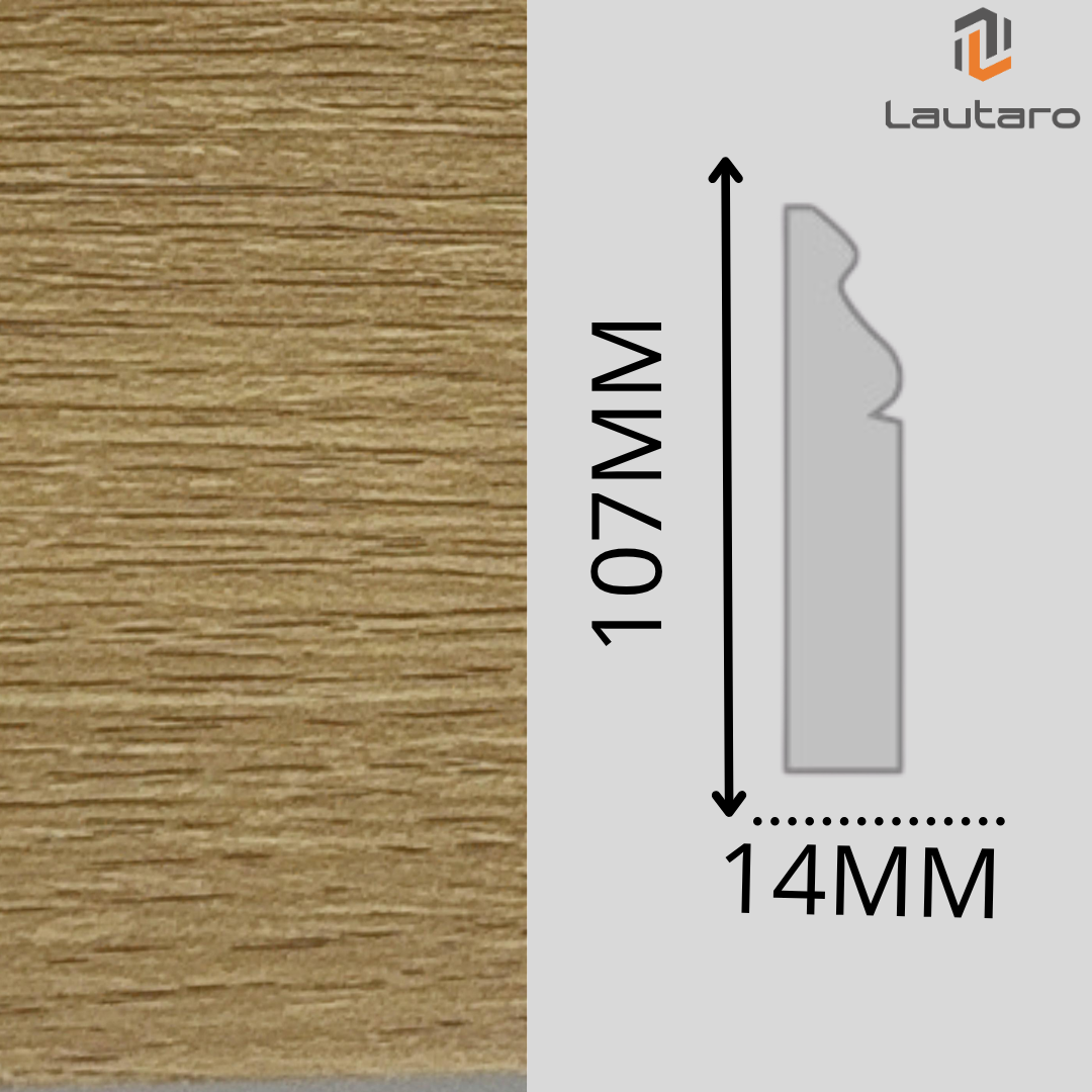 GUARDAPOLVO GP163 MDF FOLIO EVOKE CLASSIC 14X107X2440mm