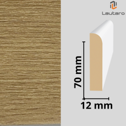GUARDAPOLVO MDF GP22 FOLIO EVOKE CLASSIC 12X70X2440mm