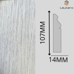GUARDAPOLVO GP163 MDF FOLIO EVOKE CONCRETE 14X107X2440mm