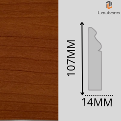 GUARDAPOLVO GP163 MDF FOLIO CEREZO PERAL 14X107X2440mm