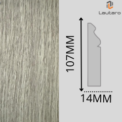 GUARDAPOLVO GP163 MDF FOLIO KOBE AVORIO 14X107X2440mm