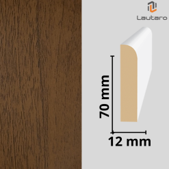 GUARDAPOLVO MDF GP22 FOLIO EUCALIPTO 12X70X2440mm