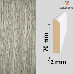 GUARDAPOLVO MDF GP22 FOLIO KOBE AVORIO 12X70X2440mm
