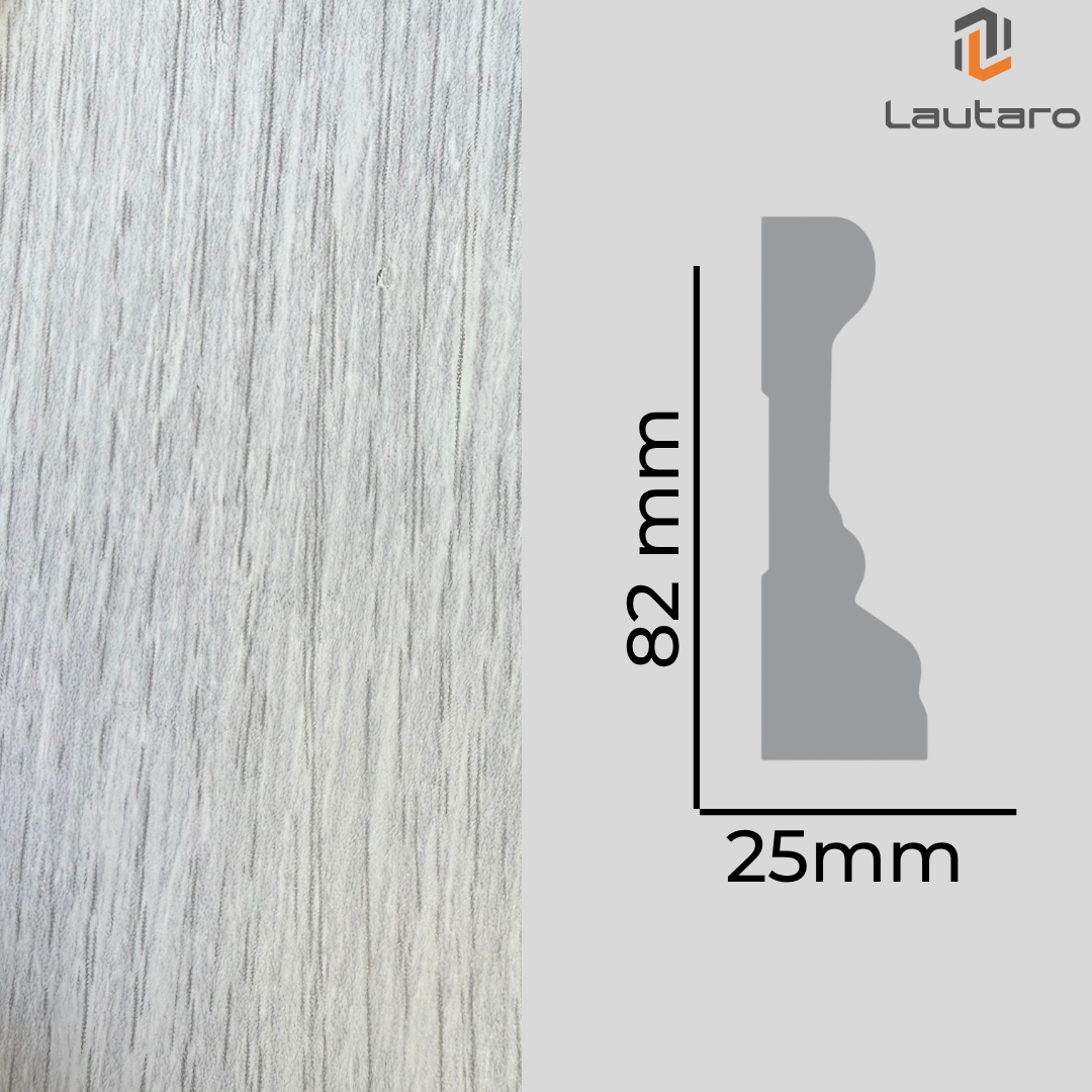 GUARDAPOLVO GP387 MDF FOLIO EVOKE CONCRETE 25X82X2440mm