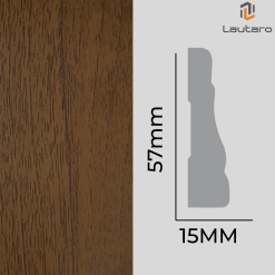 PILASTRA PL239 MDF FOLIO EUCALIPTO 15X57X2440mm
