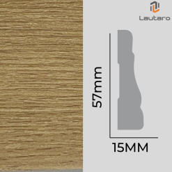 PILASTRA PL239 MDF FOLIO EVOKE CLASSIC 15X57X2440mm