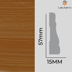 PILASTRA PL239 MDF FOLIO HAYA NEW 15X57X2440mm