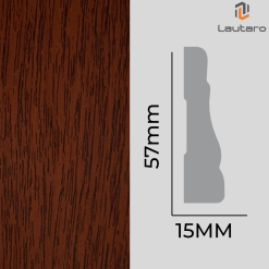 PILASTRA PL239 MDF FOLIO MERBAU 15X57X2440mm