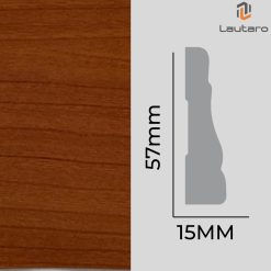 PILASTRA PL239 MDF FOLIO CEREZO PERAL 15X57X2440mm