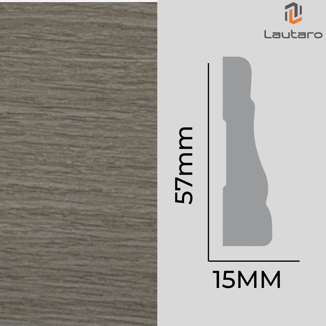 PILASTRA PL239 MDF FOLIO NATURE WHITE 15X57X2440mm