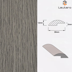 Cubre junta de Compensación MDF Folio GRIS MARENGO 12X38X2400mm