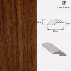 Cubre junta de Compensación MDF Folio WALNUT 12X38X2400mm
