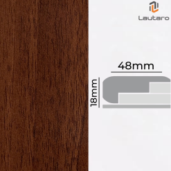 Nariz de grada MDF Folio NOGAL 18x48x2400mm