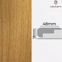 Nariz de grada MDF Folio HAYA NEW 18x48x2400mm
