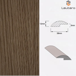 Cubre junta de Compensación MDF Folio ROBLE GRAFITO 12X38X2400mm